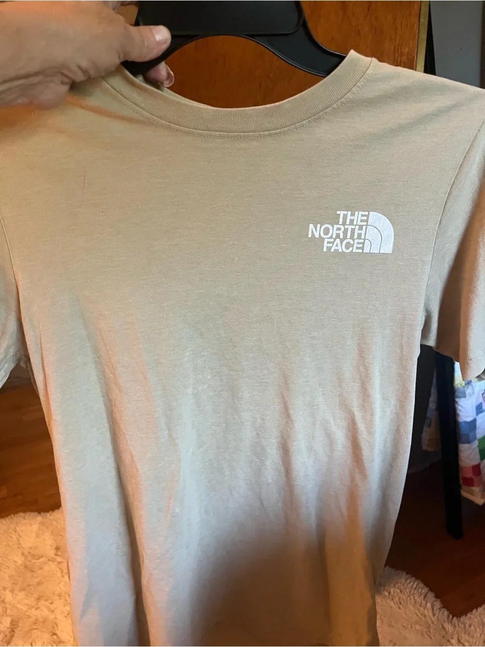 The North Face Tan Logo Short Sleeve Tee
